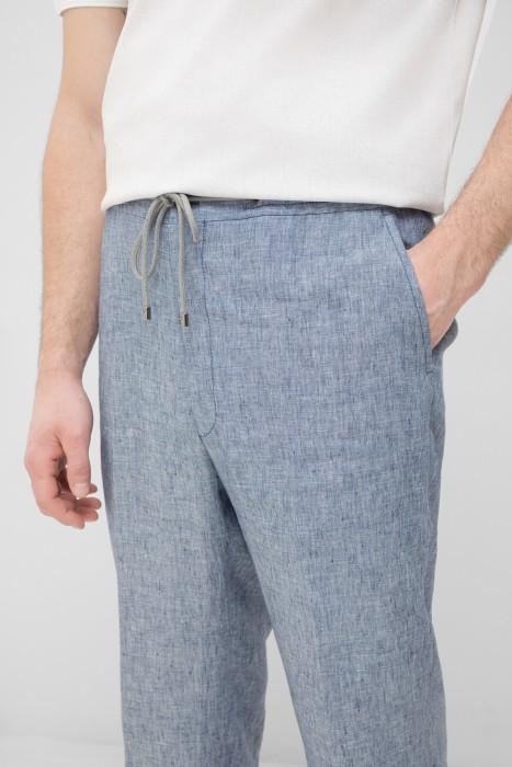 брюки  из италии вид сбоку