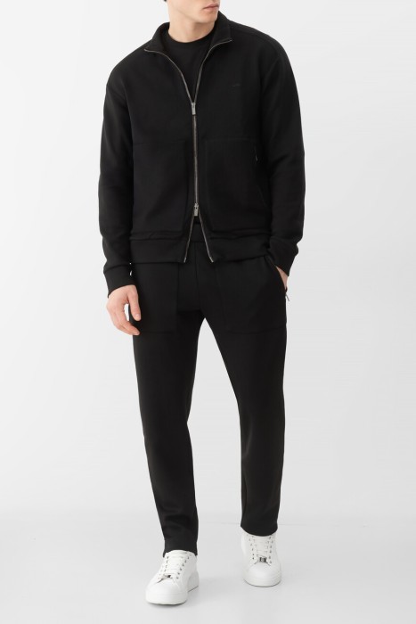 брюки  из хлопка спереди