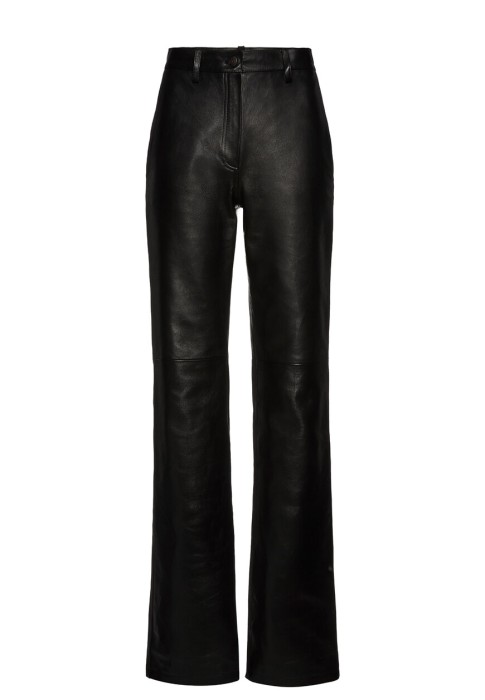 Товар с артикулом PF21LEATHER02PANTS вид сзади