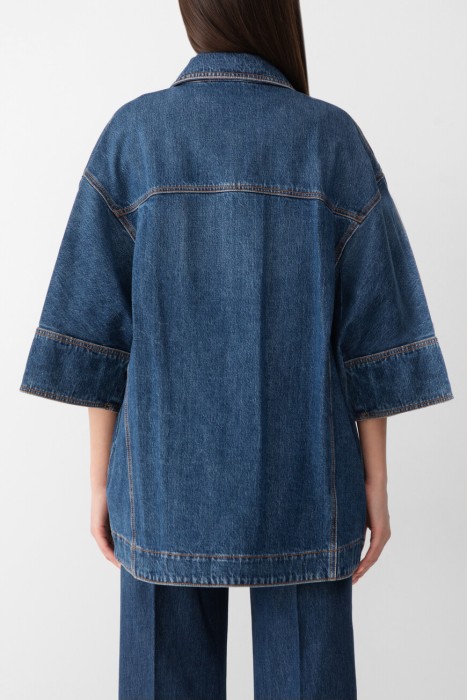 бушлат  модель ventisei от бренда luisa spagnoli вид слева