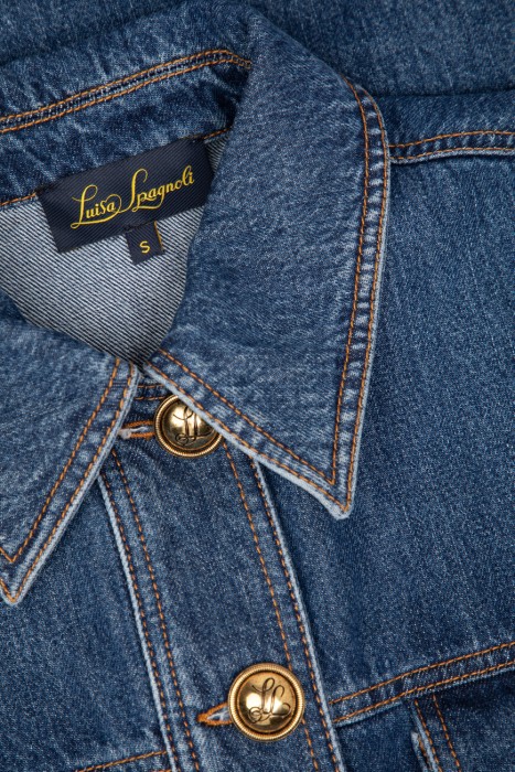 бушлат  модель ventisei из хлопка спереди