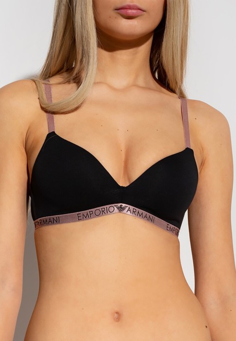 бюстгальтер  от бренда emporio armani underwear вид слева