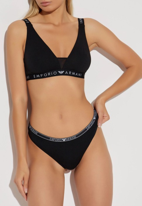 бюстгальтер  от бренда emporio armani underwear вид слева