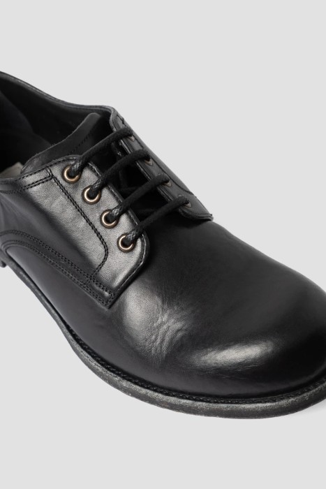 дерби  модель из архивной коллекции re-edition из льна спереди