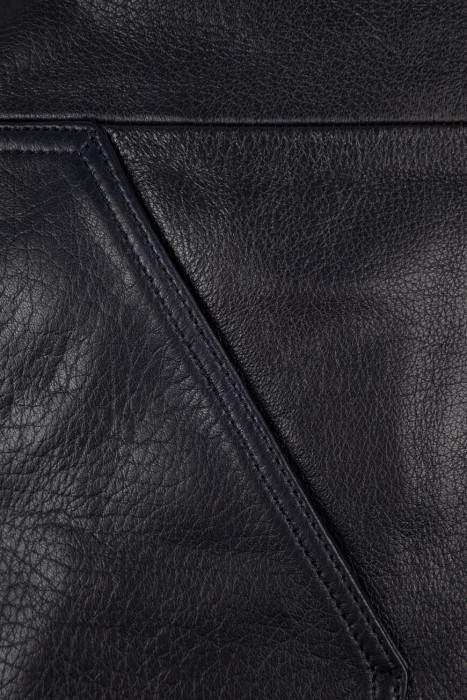 дубленка  вид слева