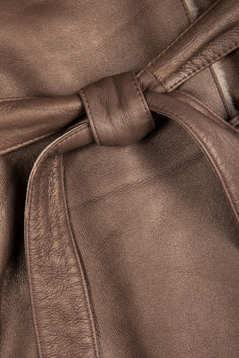 дубленка  из италии вид сбоку