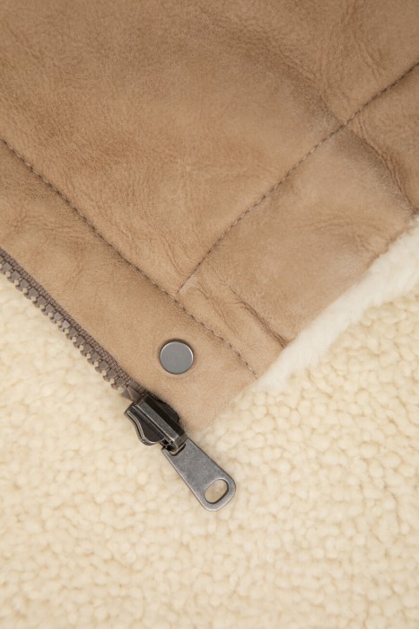 дубленка  вид справа