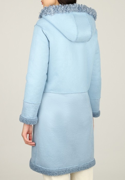 дубленка  из проверенных материалов спереди