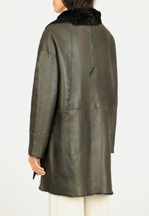 дубленка  из дании вид сбоку