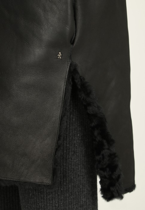 дубленка  из проверенных материалов спереди