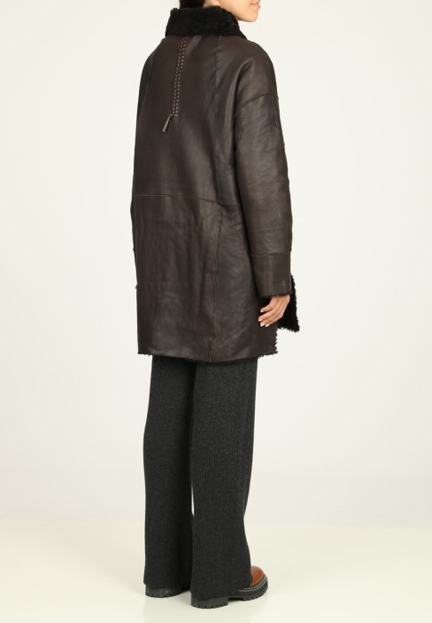 дубленка  из дании вид сбоку