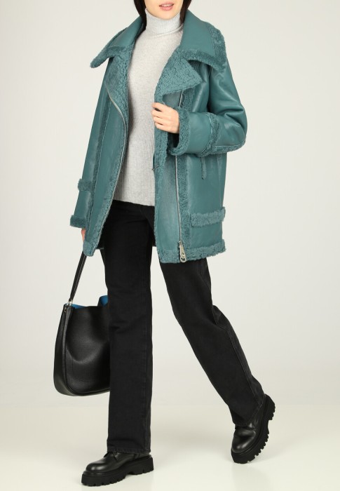 дубленка  - качественный продукт вид сбоку