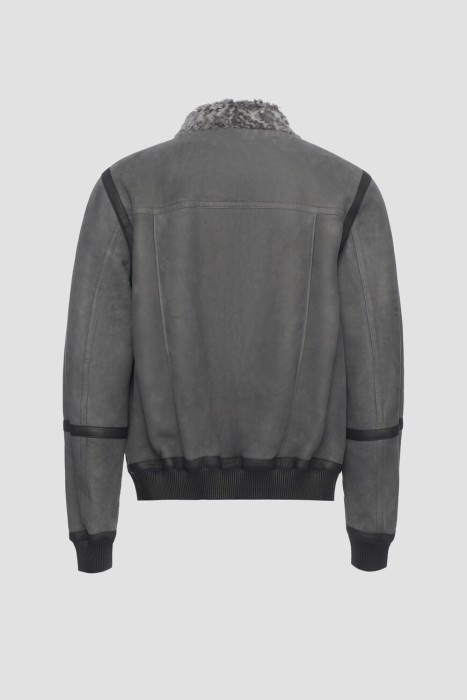 дубленка  от бренда stefano ricci вид слева