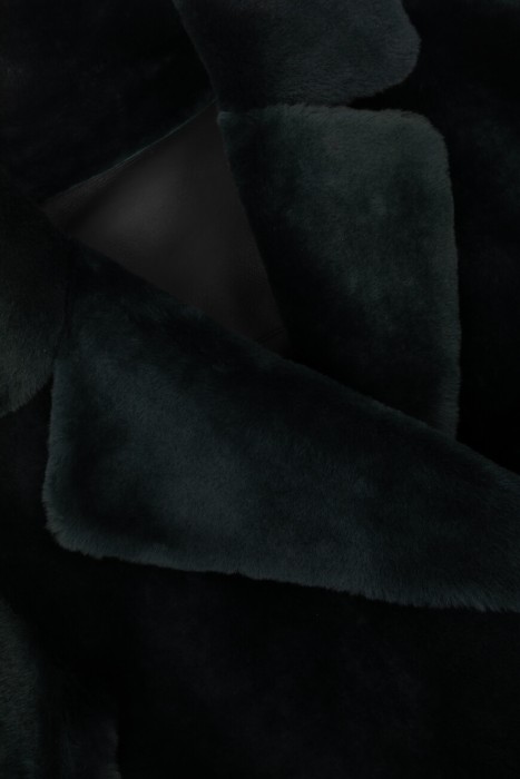 дубленка  вид сзади