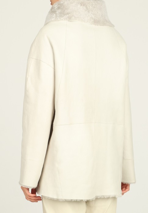 дубленка  из дании вид сбоку