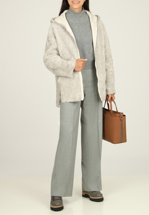 дубленка  из дании вид сбоку