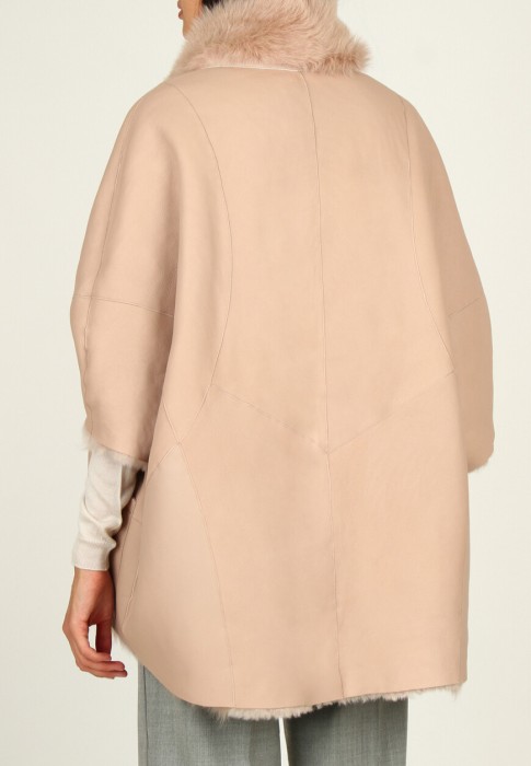 дубленка  из проверенных материалов спереди