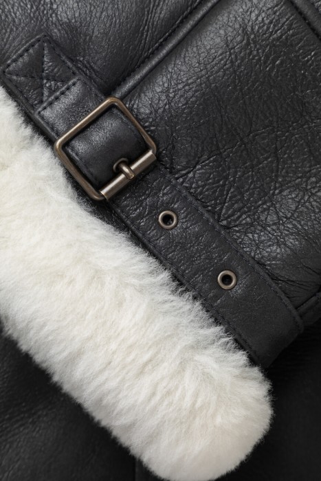 дубленка  вид сзади