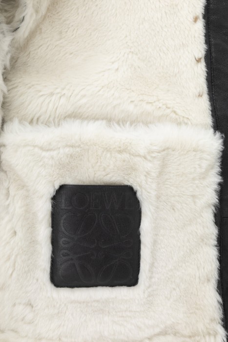 дубленка  вид сбоку