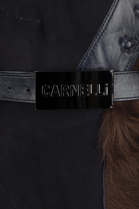 дубленка  из проверенных материалов спереди