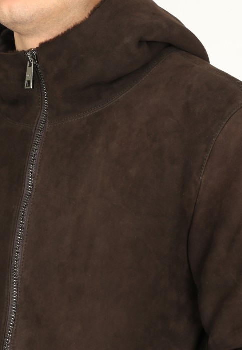 дубленка  из проверенных материалов спереди