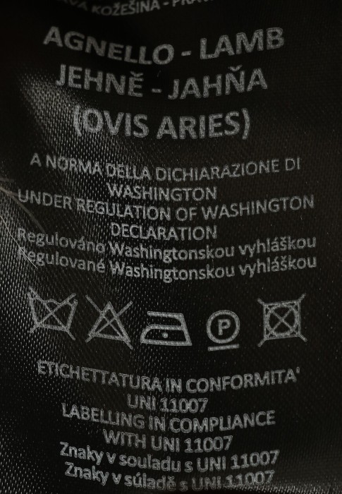 дубленка  от бренда diego m вид слева