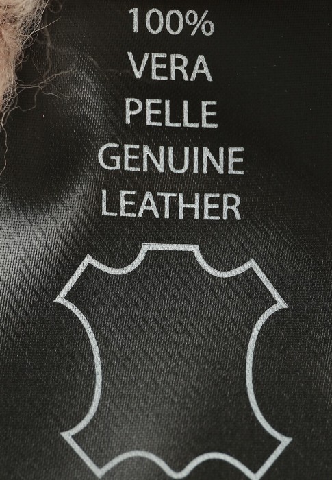 дубленка  из италии вид сбоку