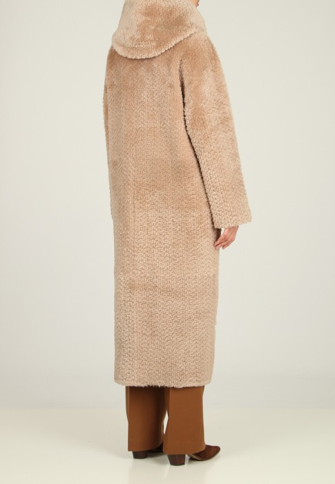 дубленка  из италии вид сбоку