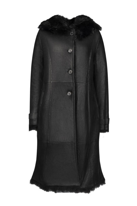 дубленка  KK60876 BLACK фотография