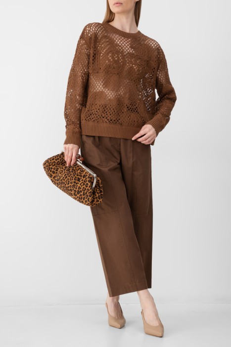 джемпер maxmara из хлопка спереди