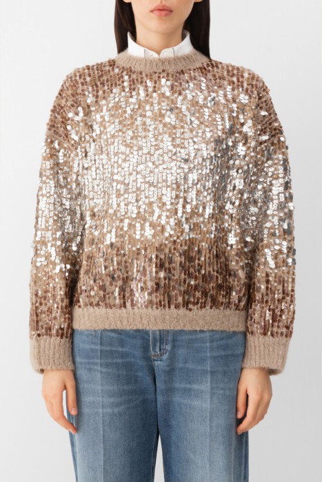 джемпер  модель dazzling dégradé embroidery M1U375900P C8642 фотография