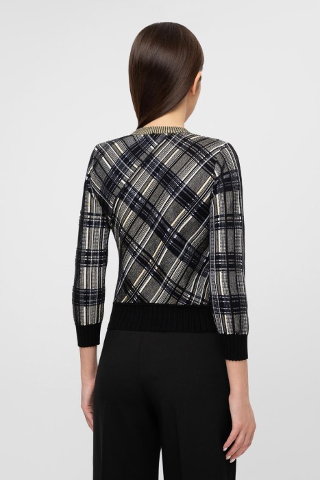 джемпер  в комплект к юбке из италии вид сбоку