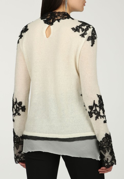 джемпер  от бренда ermanno scervino вид слева