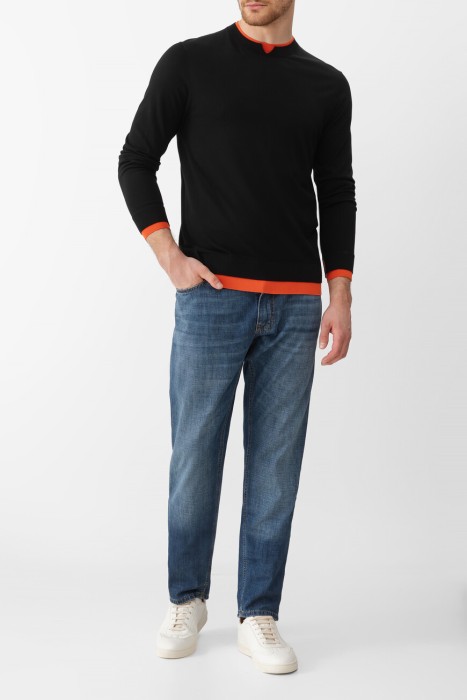 джемпер  из хлопка спереди