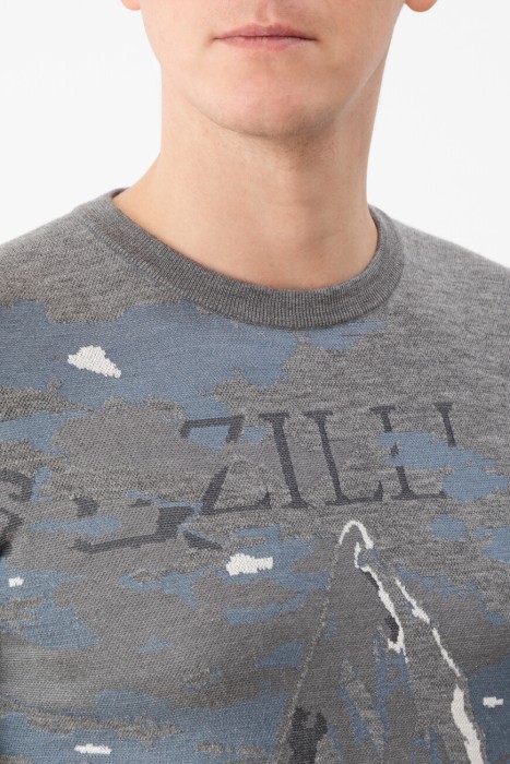 джемпер  из италии вид сбоку