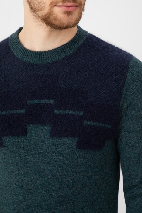 джемпер  из италии вид сбоку