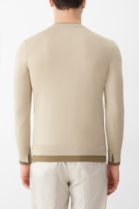 джемпер  от бренда bardini вид слева