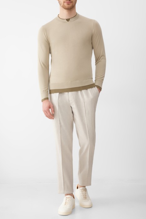 джемпер  из хлопка спереди