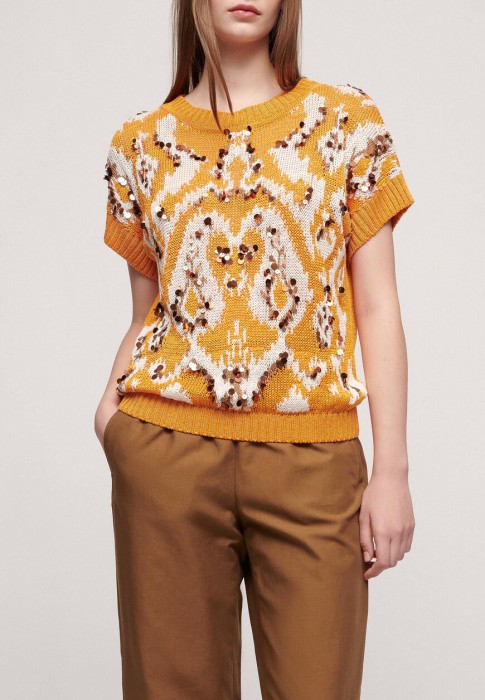 джемпер  из италии вид сбоку