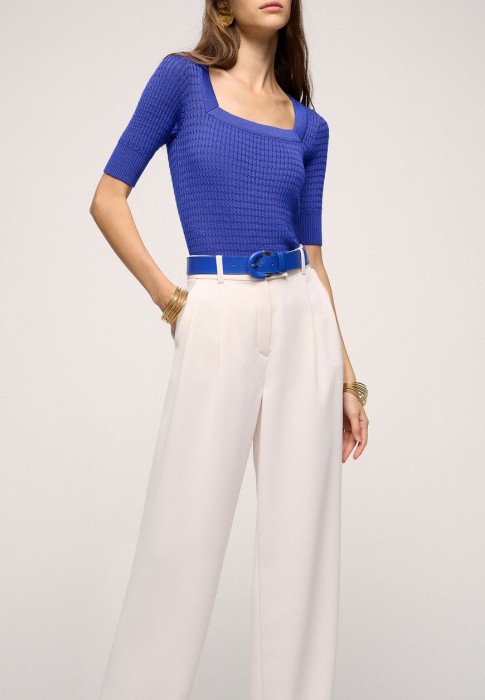 джемпер  от бренда luisa spagnoli вид слева