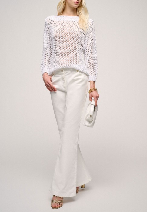 джемпер  от бренда luisa spagnoli вид слева