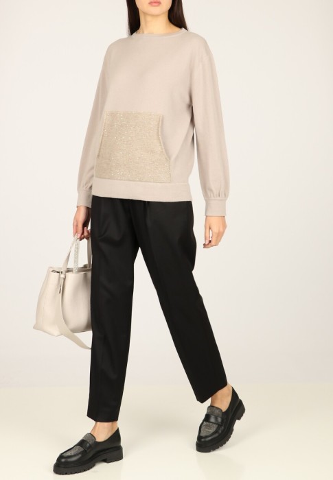 джемпер  из италии вид сбоку