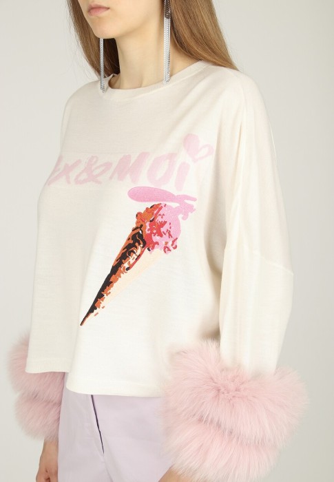 джемпер  от бренда max&moi вид слева