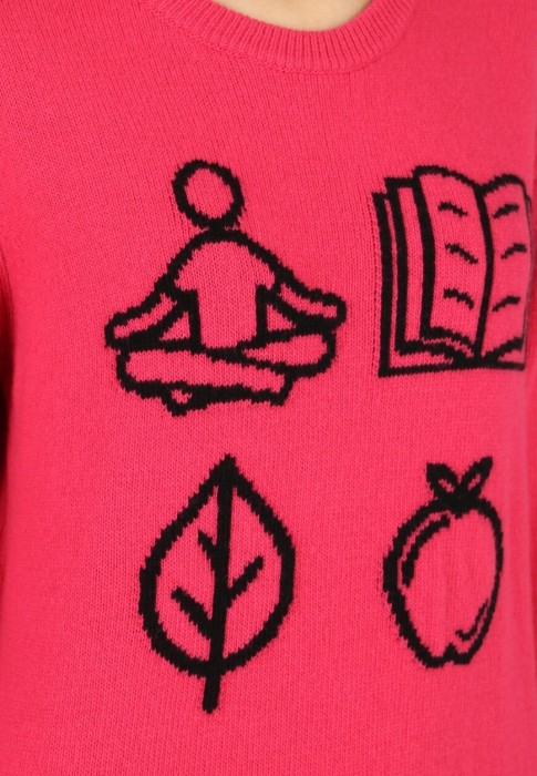 Товар розового цвета с внутренней стороны