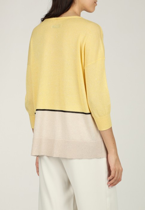 Товар желтого цвета с внутренней стороны