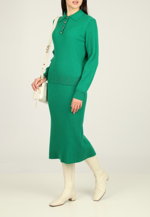 джемпер  от бренда allude вид слева