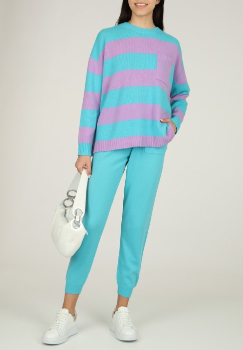 джемпер  от бренда allude вид слева