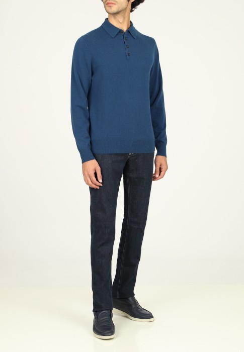 джемпер  от бренда allude вид слева