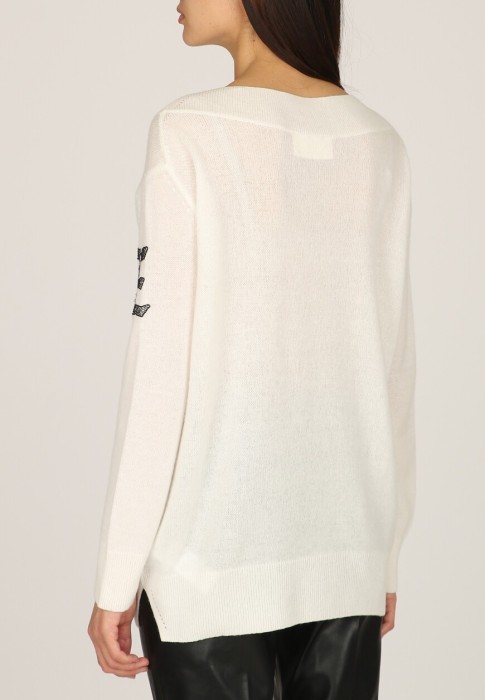 джемпер  из италии вид сбоку