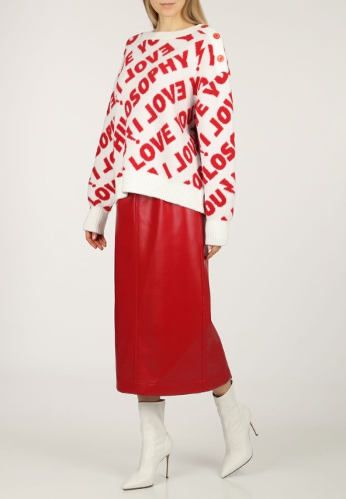 джемпер  из италии вид сбоку